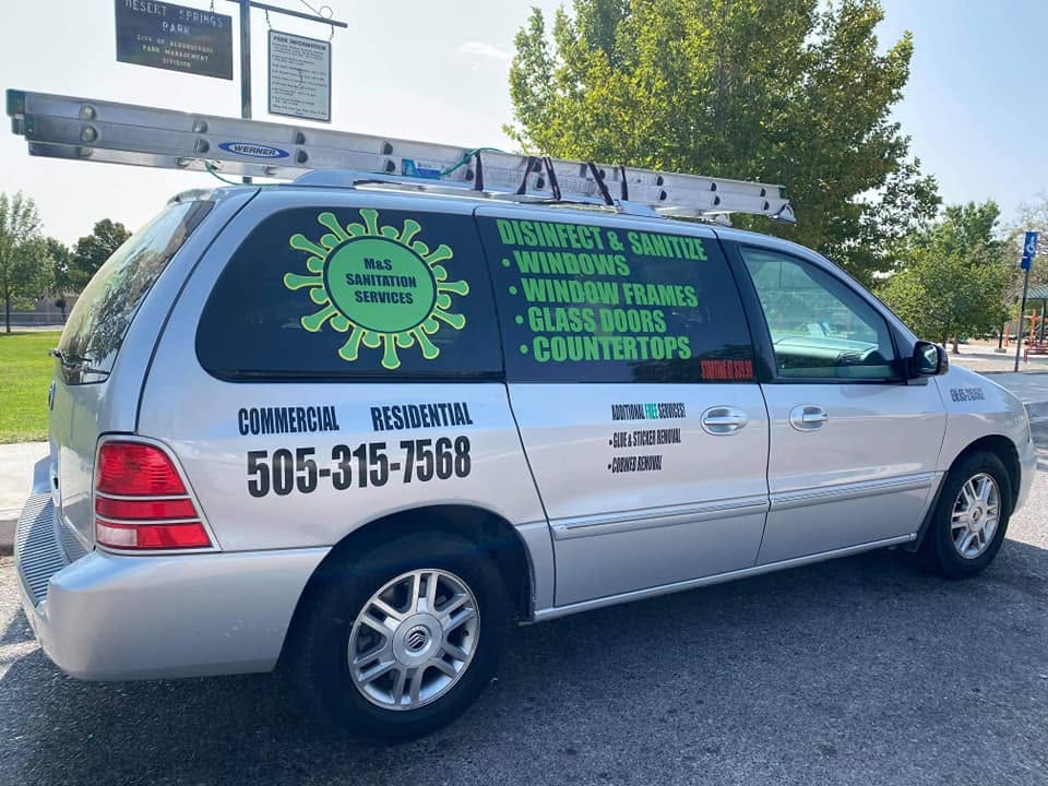 M&S Sanitation Services vehicle